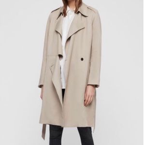 All Saints Bexley Mac Coat - Medium